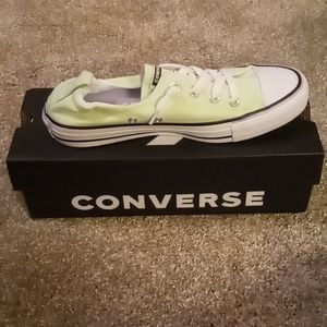 Lime green Converse Allstars